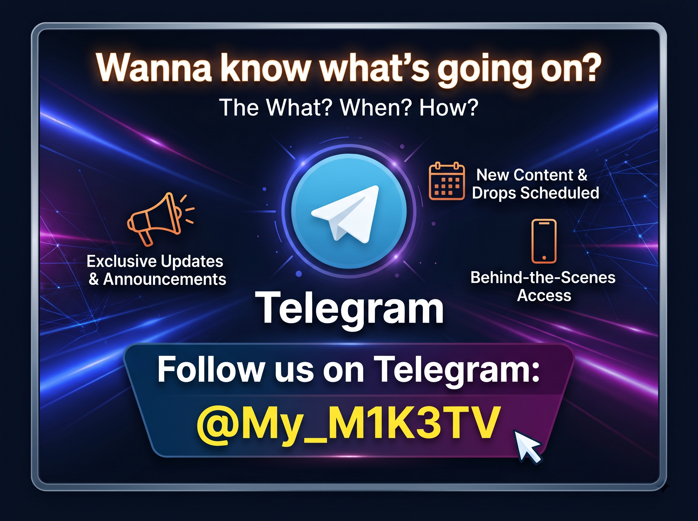 Follow us on Telegram